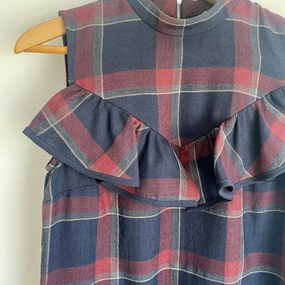 Revolve x Suno Ruffle Tunic Dress Wool/Silk Size 0 Made in USA - Picture 16 of 16